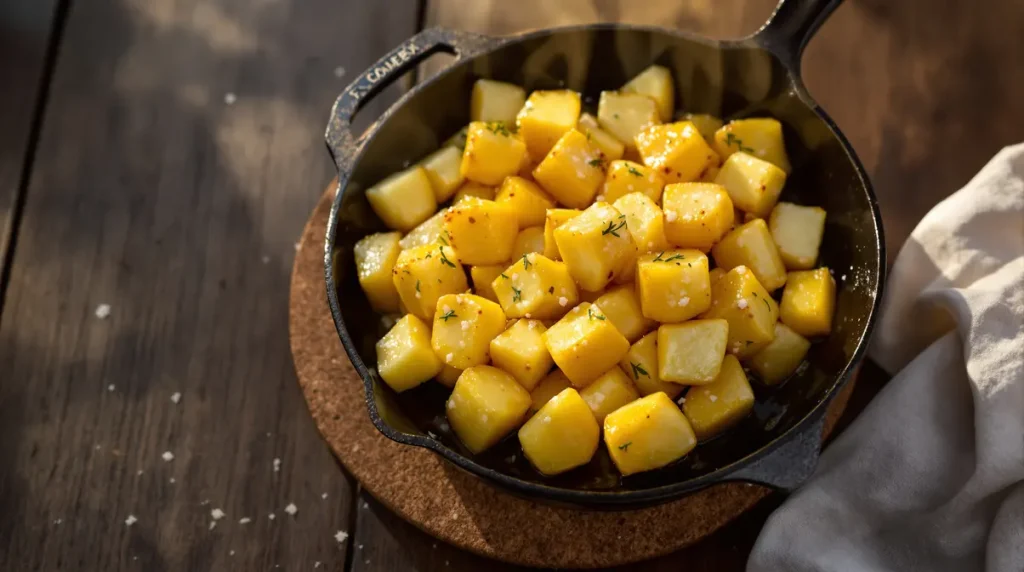 Ajoutez-le aux pommes de terre pendant la cuisson : elles deviennent plus savoureuses, fondantes et délicieusement parfumées