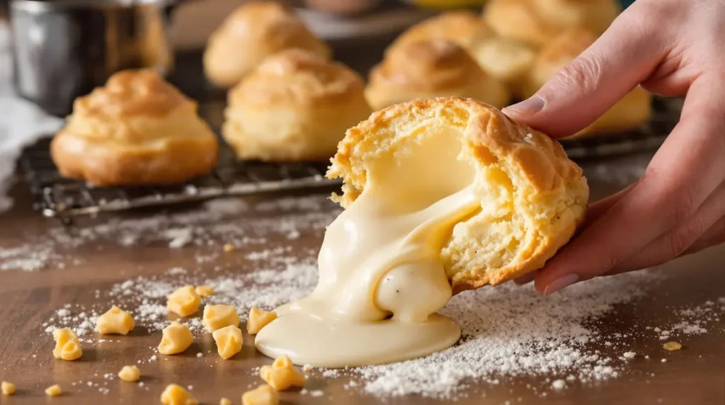 Ces choux à la crème pâtissière sont une tuerie : coques ultra légères, crème à la vanille ultra lisse