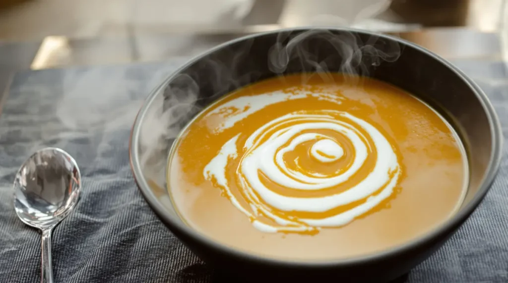 J'ai arrêté d'acheter des soupes en brique depuis que j'ai découvert ce velouté de carottes au lait de coco